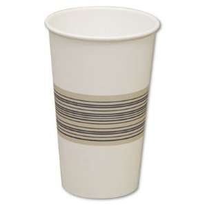  Boardwalk BWK 16HOTCUP 16 oz Paper Hot Cup White With Blue 