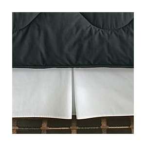   Home Expressions Pleated Bedskirt Cool White Full
