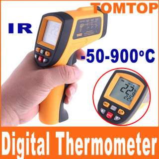 Non Contact IR Thermometer Gun Alarm MAX/MIN/AVG/DIF  