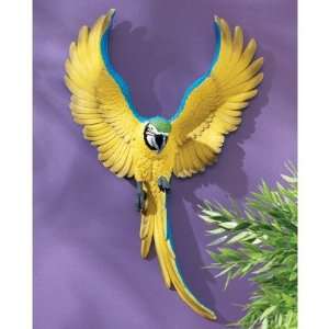    Phineas the Flapping Macaw Bird Wall Sculpture