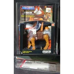  MOTU Stridor AFA 75 Mattel 1984 Factory Sealed & Graded 