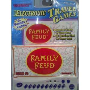  Tiger Electronics Travel Games Family Feud Book #1 Toys & Games