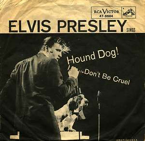 Elvis Presley Hound Dog/Dont Be Cruel 45 single picture sleeve  