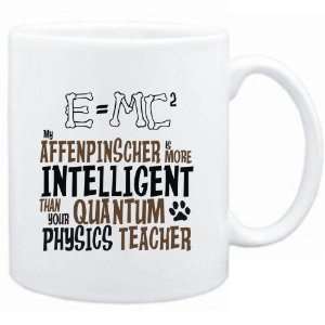  Mug White  My Affenpinscher is more intelligent than your 