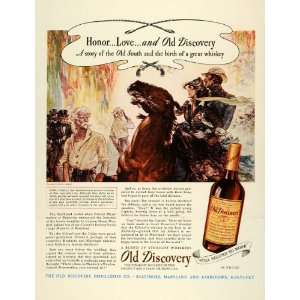   Straight Whiskies Henry Raleigh   Original Print Ad
