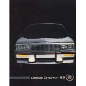    1985 Cadillac Cimarron Oro Sales Brochure Catalog 