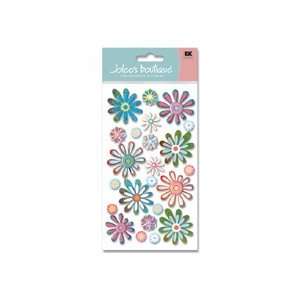  Whimsical Flowers Dimensional Stickers