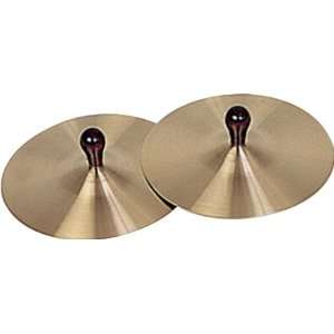  Rhythm Band Brass Cymbals with Knobs 7 Pair With Handles 