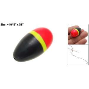   Hole Bright Color Wooden Fishing Float Bobber