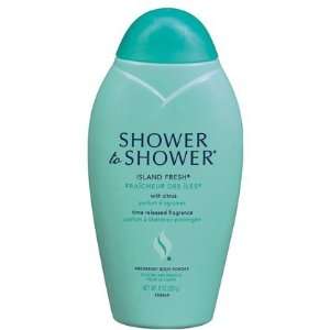Shower To Shower Absorbent Body Powder Island Fresh 8 oz (Quantity of 