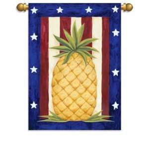   Patriotic Pineapple Garden Flag Banner 29 X 42 Patio, Lawn & Garden