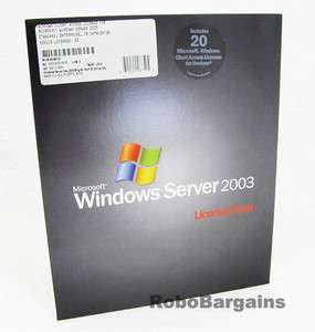 Microsoft Windows Server 2003 20 CAL License R18 00910  
