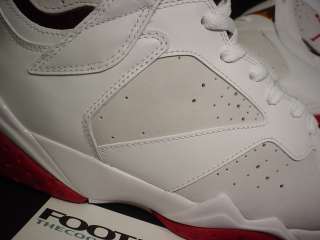 2008 Nike Air Jordan VII 7 Retro CDP COUNTDOWN HARE RED WHITE SILVER 