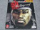 50 CENT Bulletproof Official Prima Strategy Guide with poster   PS2 