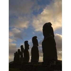 Ahu Akivi, Easter Island (Rapa Nui), Unesco World Heritage Site, Chile 
