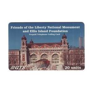   Card 20u Friends of The Liberty National Monument   Ellis Island