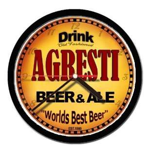  AGRESTI beer and ale wall clock 