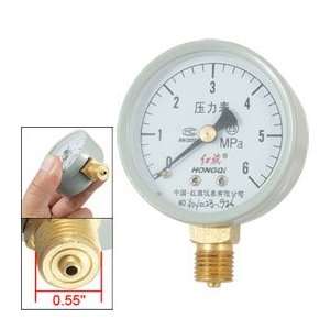  Round Dial 6 MPa Manometer Pneumatic Pressure for 0.55 