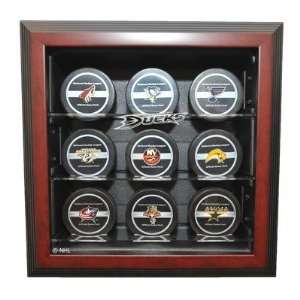   Display Case in Mahogany Team New York Islanders