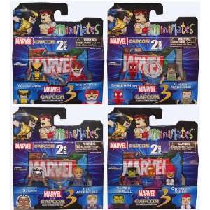  Marvel Vs Capcom 3 Minimates Series 2 Set Of 4 Toys 