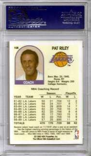 Pat Riley Autographed Signed 1989 Hoops Card PSA/DNA #81989103  