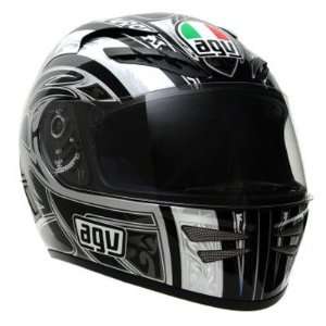 AGV Stealth Motorcycle Helmet Razor Black Sports 