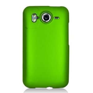  HTC INSPIRE 4G NEON GREEN RUBBERIZED CASE. DESIRE HD 