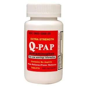  Q PAP TAB 500 MG X STR *QLT Size 100 Health & Personal 