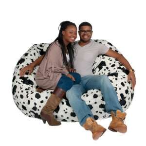  Bean Bag Chair Large Love Seat Micro Suede 5 Cow Animal 