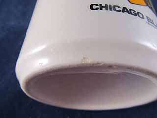 1993 Chicago Blackhawks Coffee Mug Off White GUC Logo  