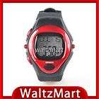   Pulse Heart Rate Monitor Calorie Counter Wrist Watch Stop Watch Red