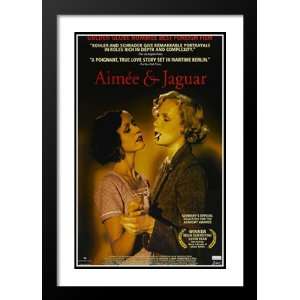  Aimee and Jaguar 20x26 Framed and Double Matted Movie 