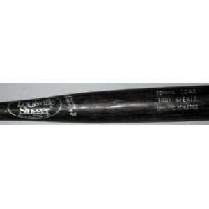 Troy Afenir Game Used Louisville Slugger Pro Model Bat   Game Used MLB 