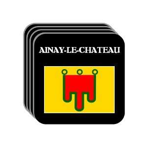  Auvergne   AINAY LE CHATEAU Set of 4 Mini Mousepad 
