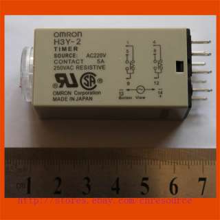 Omron Timer relay H3Y 2 H3Y 250V 5A 60sec DC24V  
