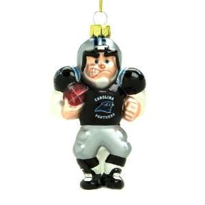   Panthers Nfl Glass Player Ornament (5 Caucasian)