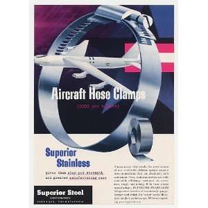   Superior Stainless Steel Aircraft Hose Clamp Print Ad