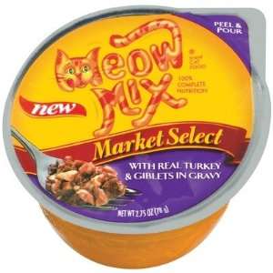   29274 00619 Market Select Real Turkey Wet Cat Food 24 Pack (Set of 24