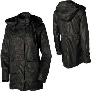  Hurley Winston Slicker Jacket   Womens Black, XS 