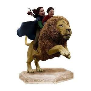  Chronicles of Narnia Girls on Aslan Statue Everything 