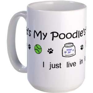  poodle Pets Large Mug by  
