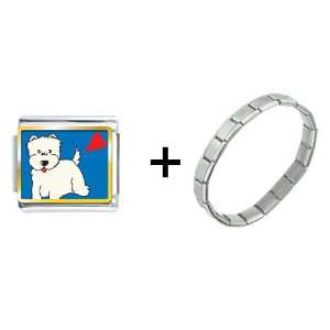  Westie Dog Italian Charm Pugster Jewelry