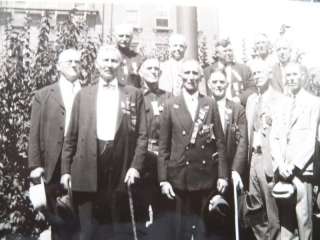 Group of CW & Span Am War Vets all IDd 1932 Orig. foto  