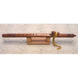   Flute with Hand Scrolled Design by Scott Loomis. Musical Instruments