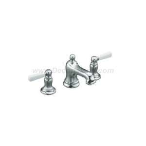 Kohler Widespread Lavatory Faucet w/White Ceramic Lever 