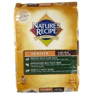 Natures Recipe Senior Dog Lamb & Rice Recipe   15 lbs (Quantity of 1)
