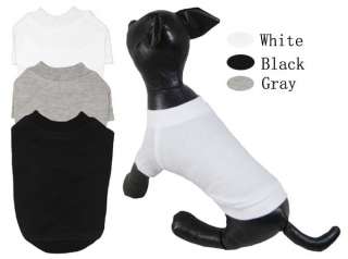 Every dog needs his/her comfortable cotton tees to run around in 