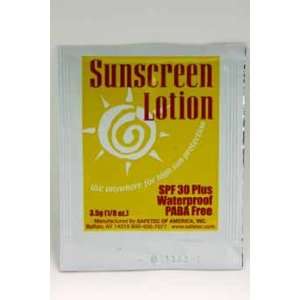  Safetec Sunscreen Lotion (packet) (case of 1000) Beauty