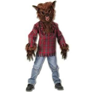  Child Brown Werewolf Costume   Large (12 14) Toys & Games