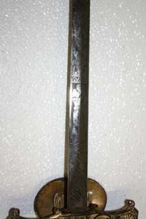 ANTIQUE KNIGHTS OF PYTHIAS SWORD HENDERSON AMES CO  